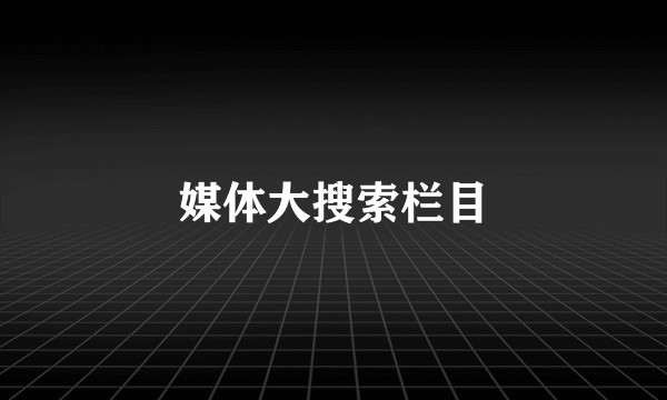 媒体大搜索栏目