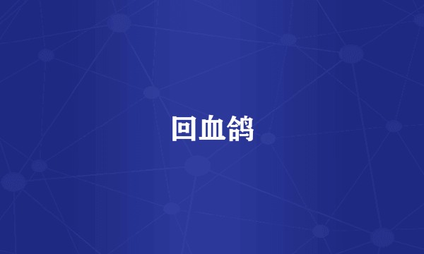 回血鸽