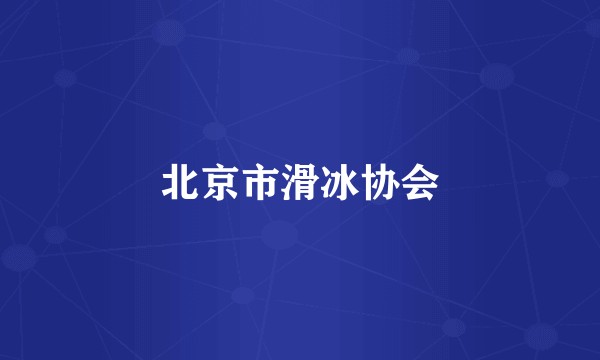 北京市滑冰协会