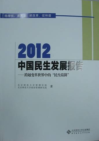 2012中国民生发展报告