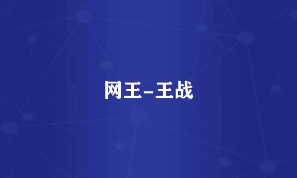 网王-王战