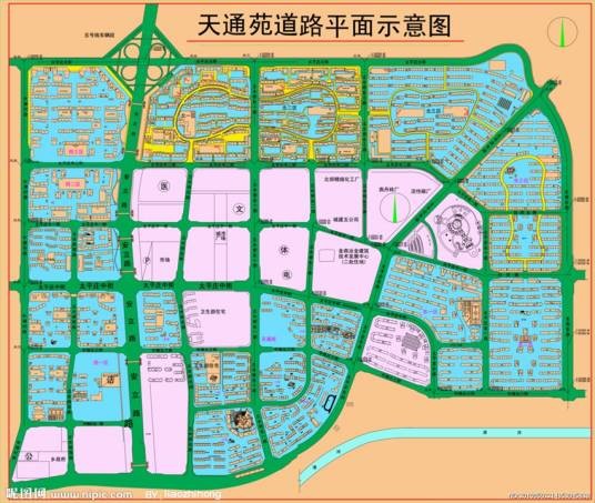 道路平面示意图