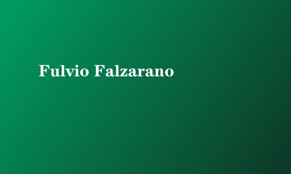 Fulvio Falzarano
