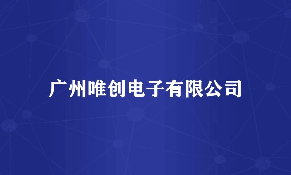 广州唯创电子有限公司