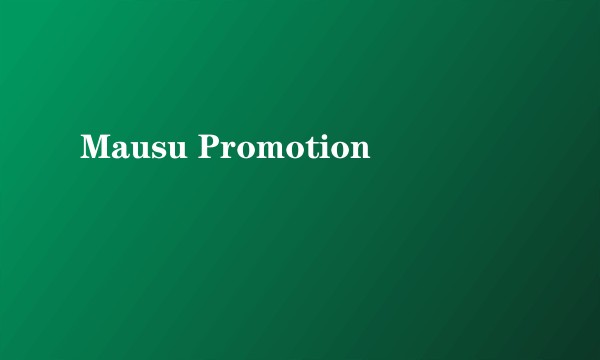 Mausu Promotion