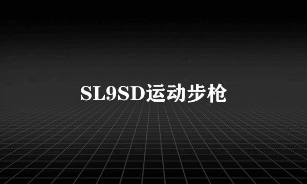 SL9SD运动步枪