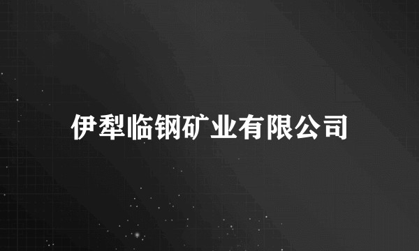 伊犁临钢矿业有限公司