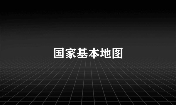 国家基本地图