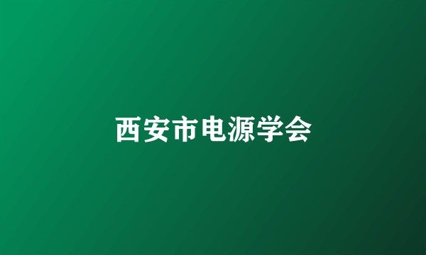 西安市电源学会