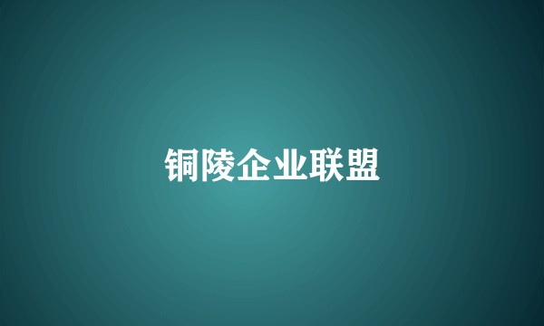 铜陵企业联盟