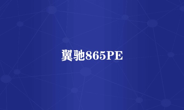 翼驰865PE