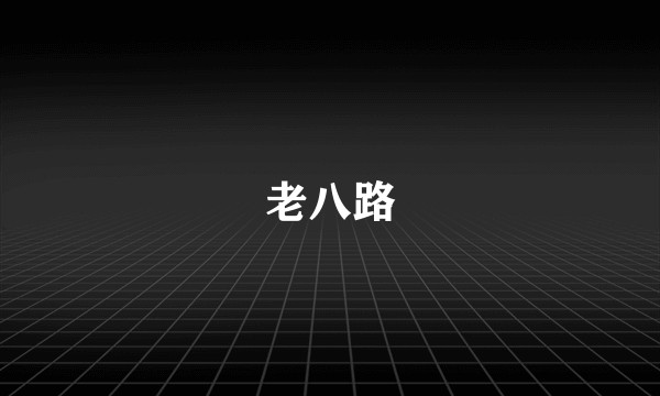 老八路