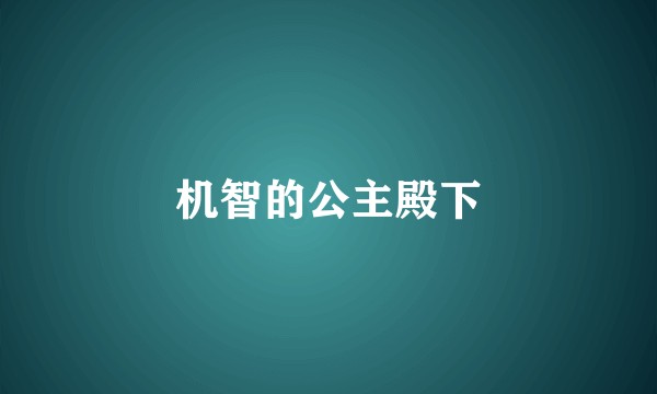 机智的公主殿下