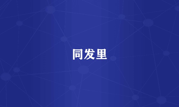 同发里