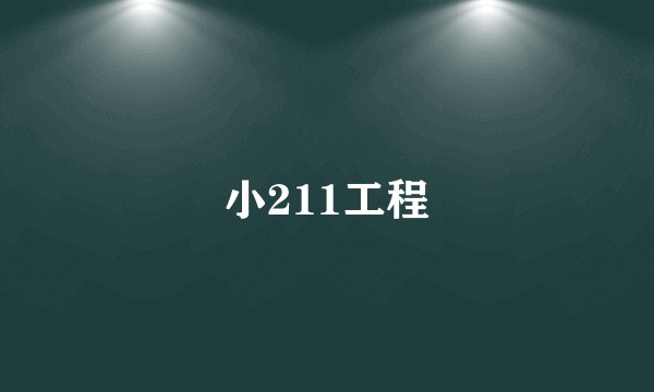 小211工程