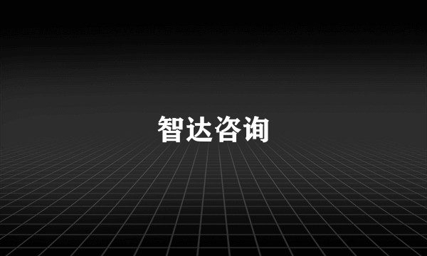 智达咨询