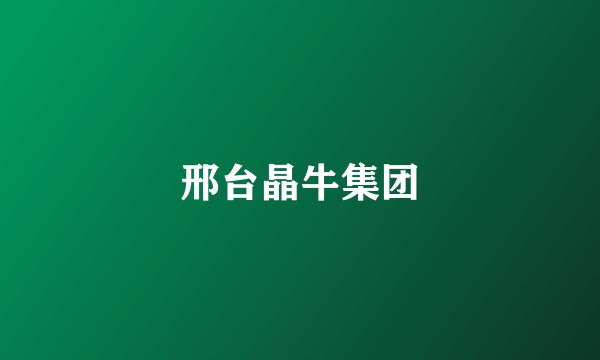 邢台晶牛集团
