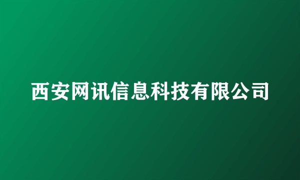 西安网讯信息科技有限公司