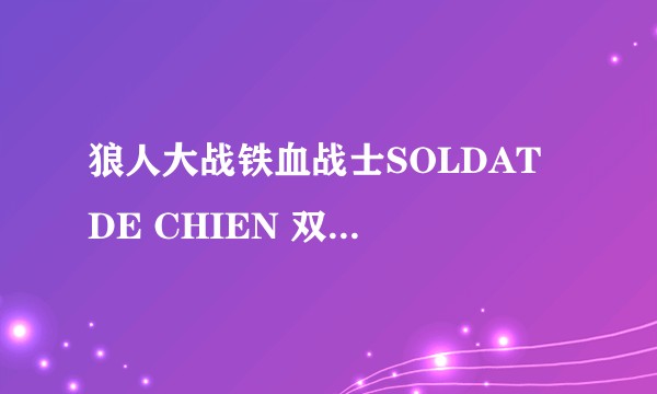 狼人大战铁血战士SOLDAT DE CHIEN 双碟装(VCD)