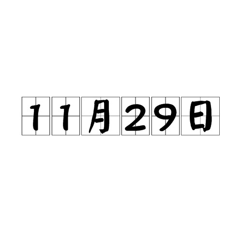 11月29日