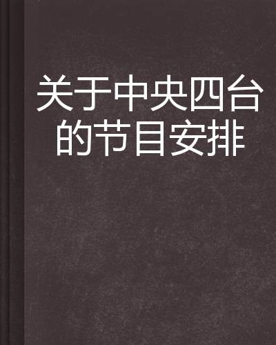 关于中央四台的节目安排