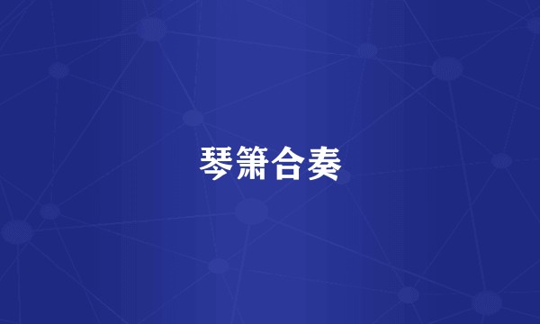 琴箫合奏