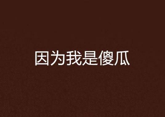 因为我是傻瓜