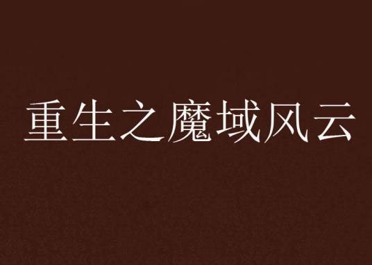 重生之魔域风云
