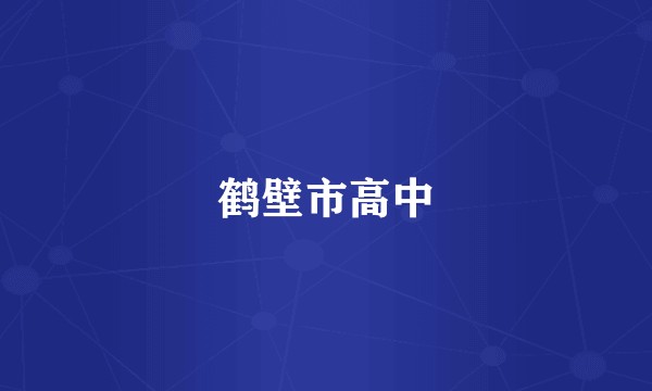 鹤壁市高中