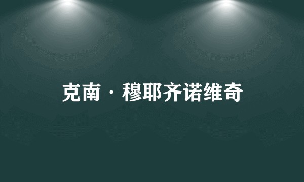 克南·穆耶齐诺维奇
