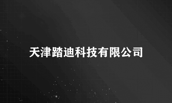 天津踏迪科技有限公司