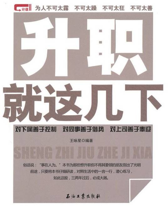升职就这几下（2010年7月石油工业出版社出版的图书）