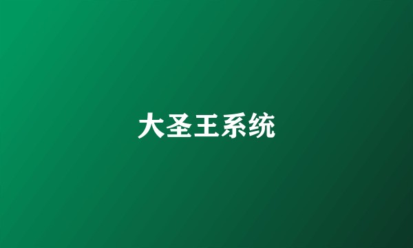 大圣王系统