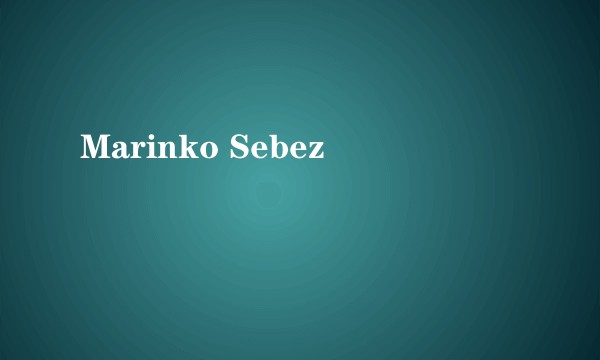 Marinko Sebez