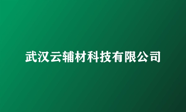 武汉云辅材科技有限公司