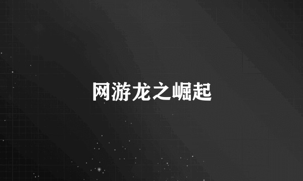 网游龙之崛起