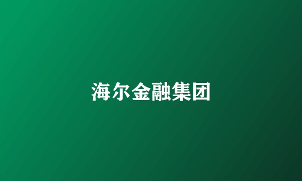 海尔金融集团