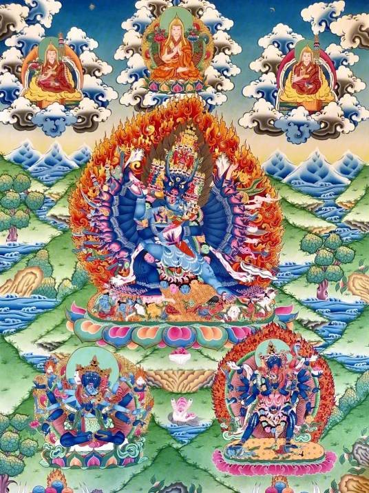 世界最美的唐卡：大威德金刚