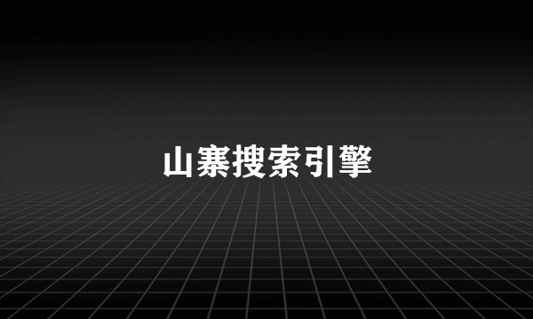 山寨搜索引擎