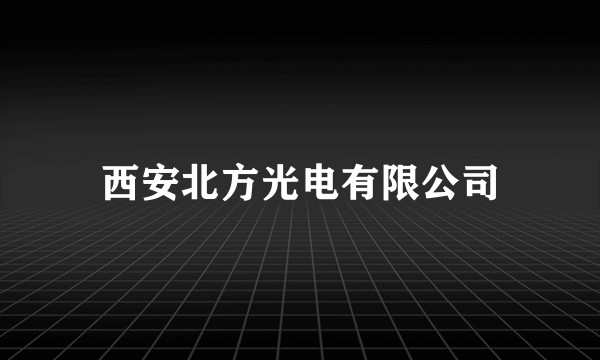 西安北方光电有限公司