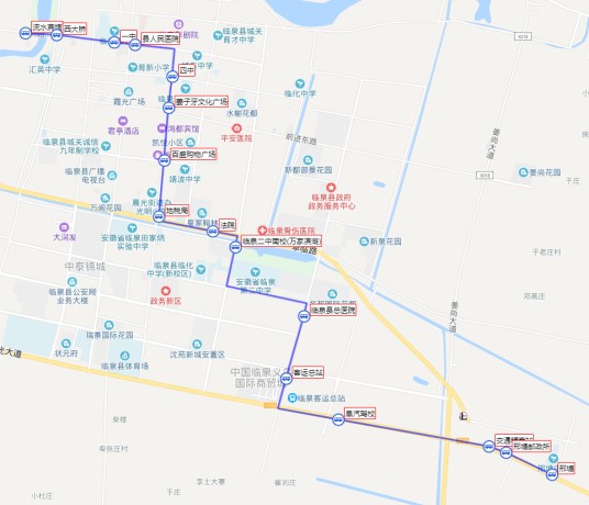 安徽临泉县公交线路