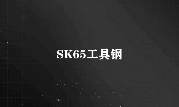 SK65工具钢