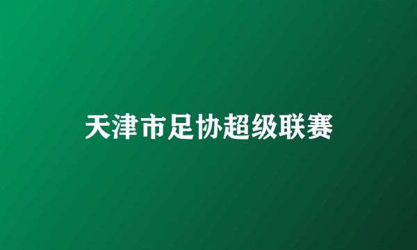 天津市足协超级联赛