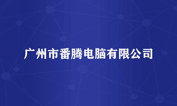 广州市番腾电脑有限公司