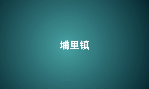 埔里镇