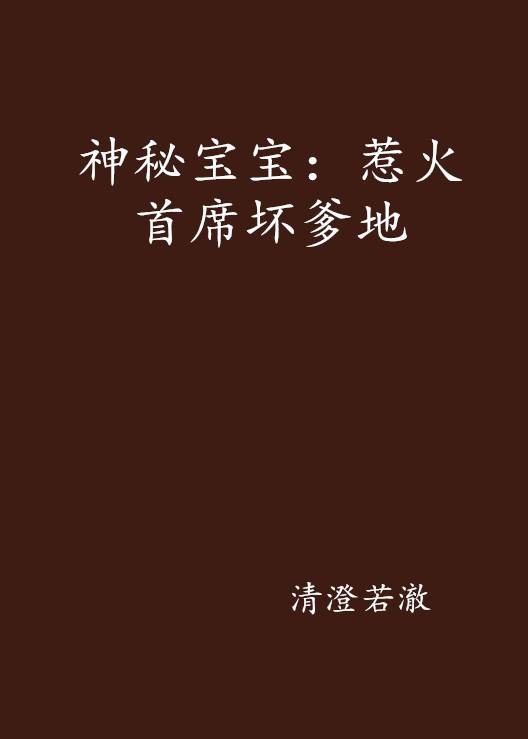 神秘宝宝:惹火首席坏爹地