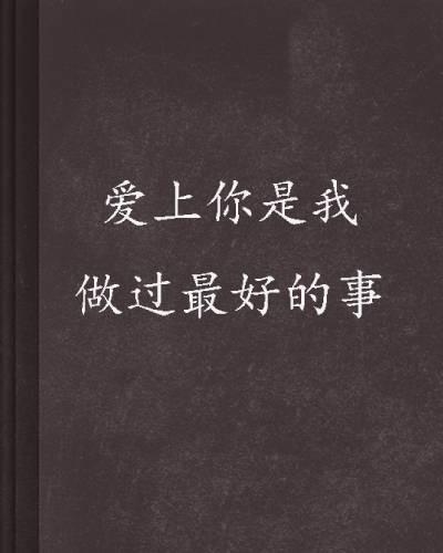 爱上你是我做过最好的事（网络小说）