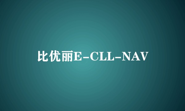 比优丽E-CLL-NAV