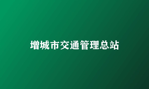 增城市交通管理总站