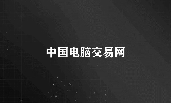 中国电脑交易网